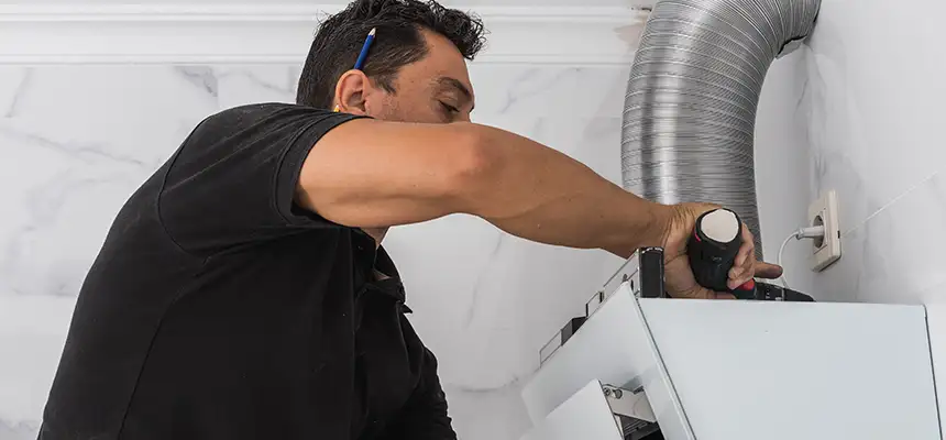 Precision In-wall Dryer Vent Cleaning & Rerouting Corrections in Mount Pleasant, TX